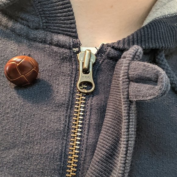 Old Navy - Wushu Kung-Fu Zip Up/Button Hoodie - Picture 7 of 9